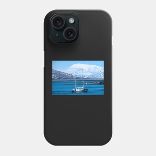 Sailing in Svalbard Phone Case