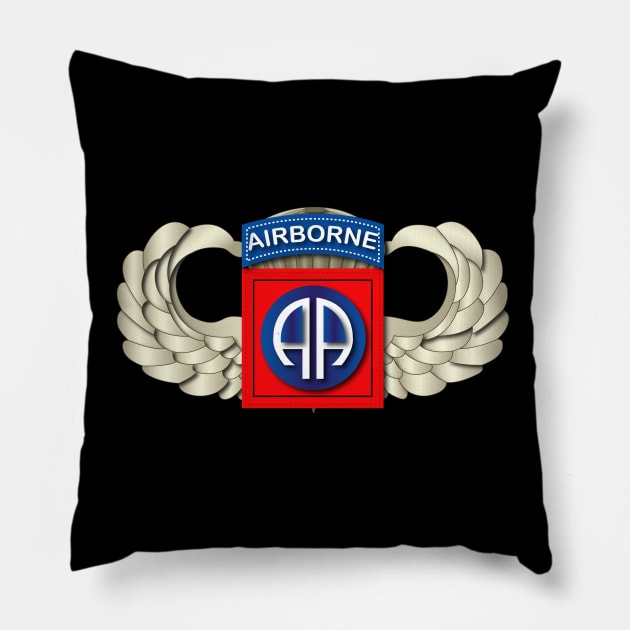 82nd Airborne Division - Wings Pillow by twix123844