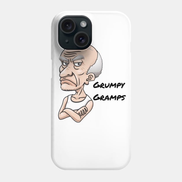 Grumpy gramps Phone Case by Comic Dzyns