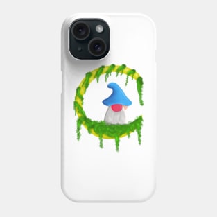 Gnome On The Moon Phone Case