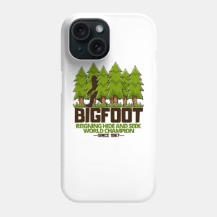 UFO CHRONICLES PODCAST - Bigfoot Hide & Seek World Champion Phone Case