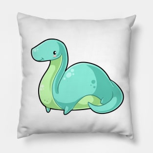 Kawaii dinosaur - Brontosaurus Pillow