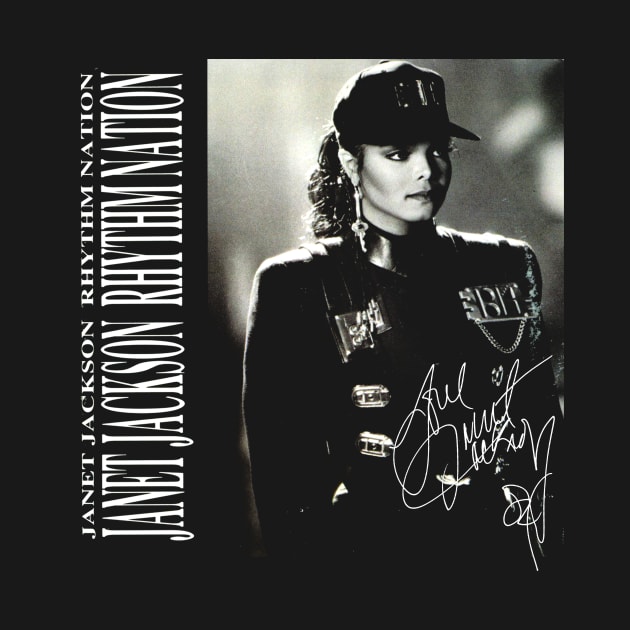 Janet Jackson Rhythm Nation Vintage by Garza Arcane