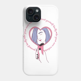 be your own valentine Phone Case