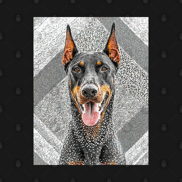 Dog Portrait - Dobermann by Dec69 Studio