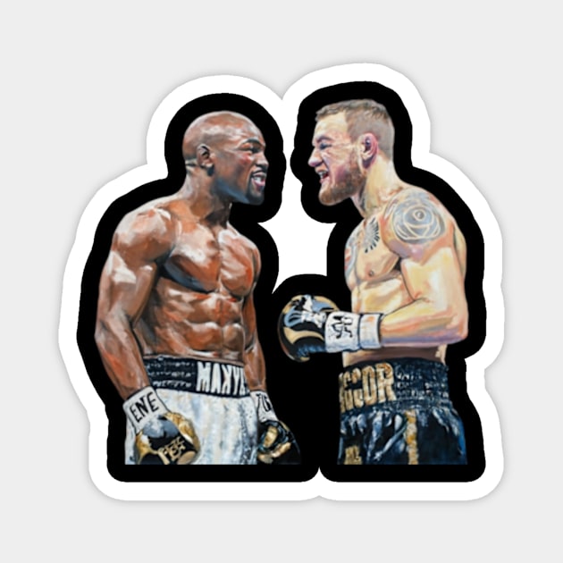 Mayweather vs conor mcgregor Magnet by TshirtMA