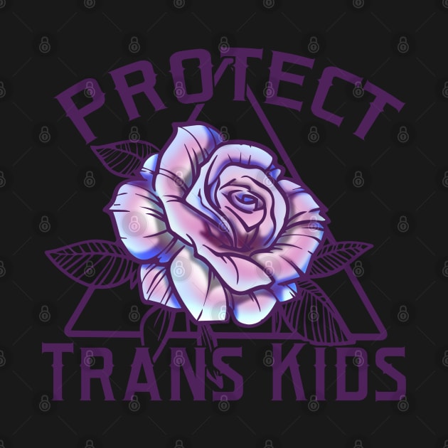 Protect Trans Kids by UVGloPanda