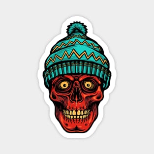 Winter Skull Magnet