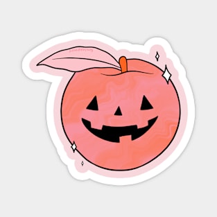 Spooky Peach Magnet