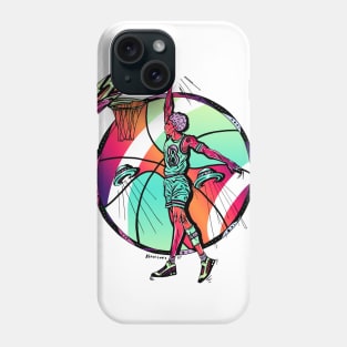 Blue Red Blend Legendary Baller Number 8 Phone Case