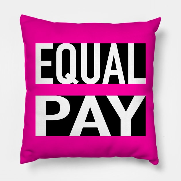 Equal Pay Pillow by Molly Bee