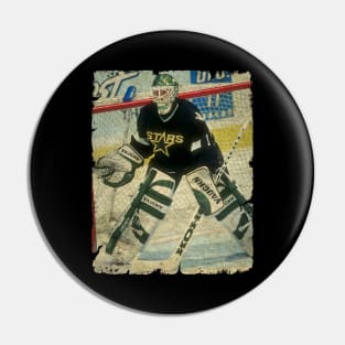 Roman Turek, 1996 in Dallas Stars (55 GP) Pin