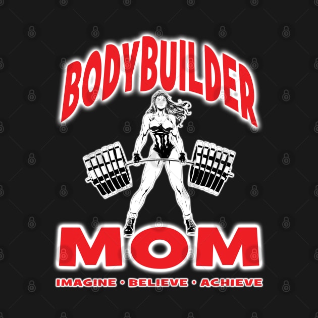 Motivational Bodybuilding Mom Fitness T-shirt Tee and Gifts Items by Envision Styles