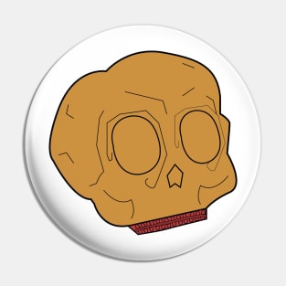 Peanut Butter Skull Jar Pin