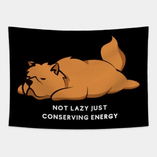 Not Lazy Just Conserving Energy Tapestry