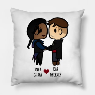 Inej x Kaz - Six of Crows / Crooked Kingdom Pillow