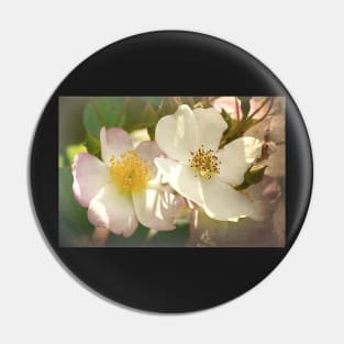 Just Call Us Dog Roses Pin