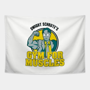 Dwight Schrute S Gym For Muscles Tapestry