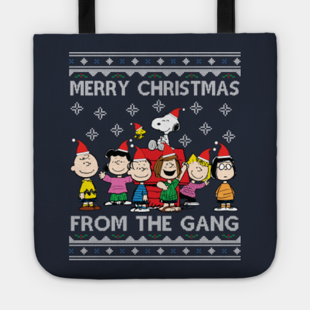 Merry Christmas From The Peanuts Gang - Peanuts - Tote
