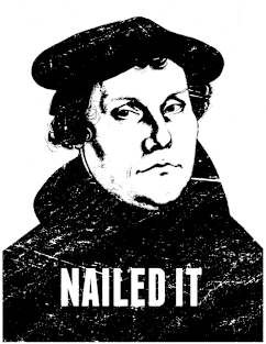 Nailed It | Martin Luther Protestant Reformation Magnet