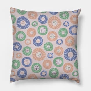 Abstract Flower Blossom Pattern Design Pillow