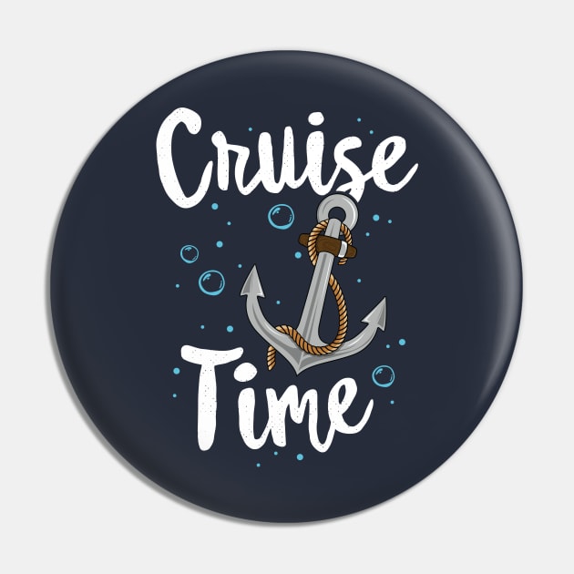 Cruise Time T-Shirt Family Vacation Anchor Kids Boys Girls Pin by 14thFloorApparel