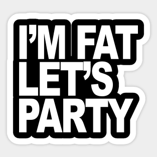 Let's Party Ghost Disco Sticker