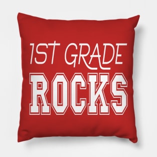 1st Grade Rocks Pillow