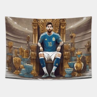 Messi Argentina Futbol Soccer King Tapestry