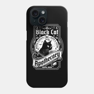 Black Cat Apothecary - Salem 1692 Retro Vintage Halloween Phone Case