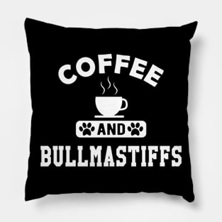 Bullmastiff - Coffee and bullmastiffs Pillow