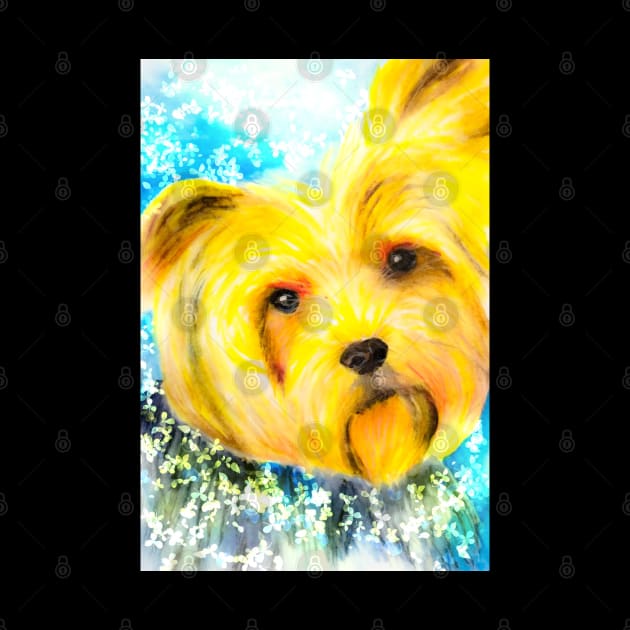 Yorkie by teenamarie23art