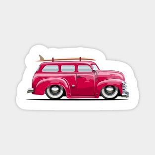 Cartoon retro van Magnet