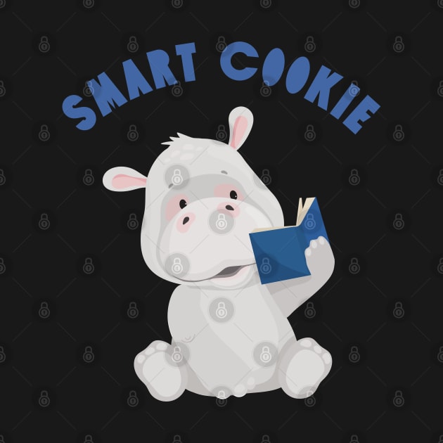 Smart Cookie I'm Cute and I know it Sweet little hippo cute baby outfit by BoogieCreates