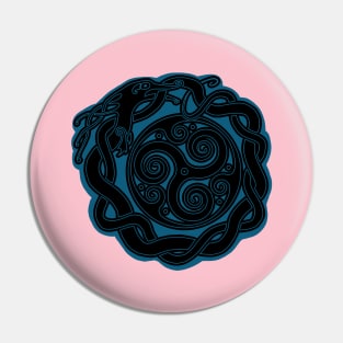 Jormungand Blue Pin