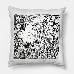 Wild Flower Garden Pillow