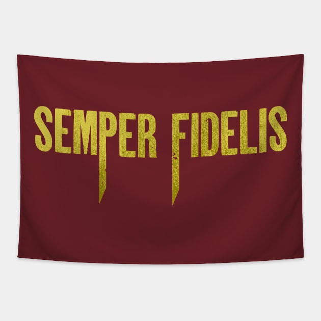 Semper Fidelis Tapestry by Crossroads Digital