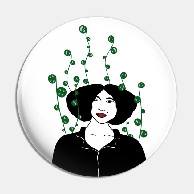 Good Hair Day Pin by Eye Wrote