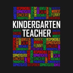 Kindergarten Teacher Words T-Shirt