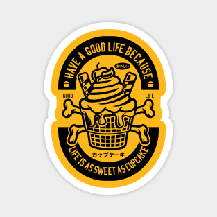 good life cupcake Magnet