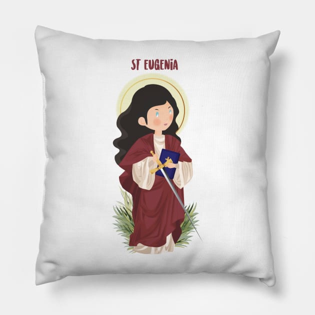 Santa Eugenia Pillow by AlMAO2O