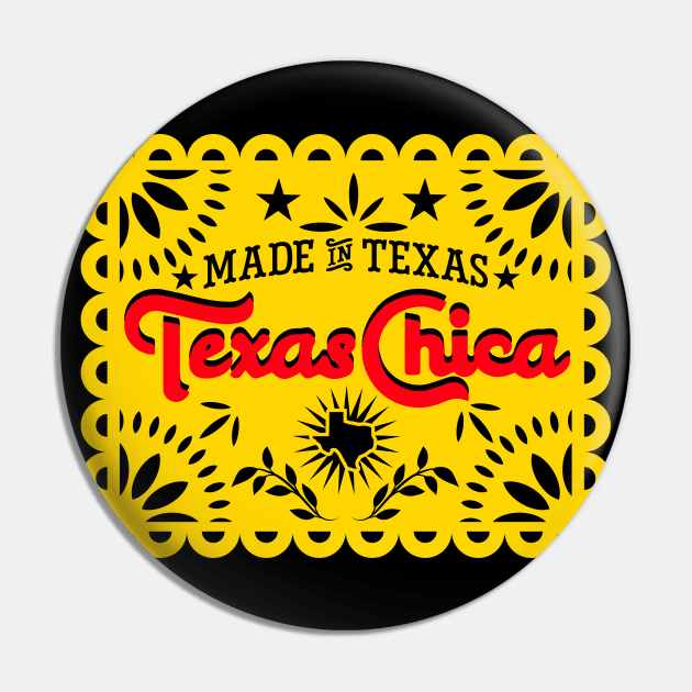 Texas Chica Papel Picado Pin by TheCraftyDrunkCo