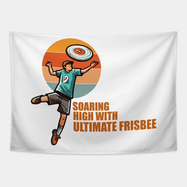Ultimate Frisbee Tapestry by Andloart
