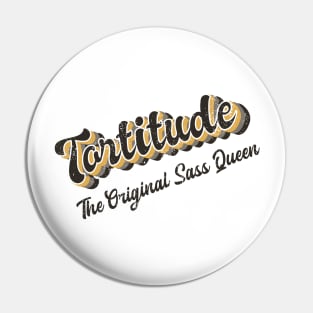 Retro Tortitude Cat Pin