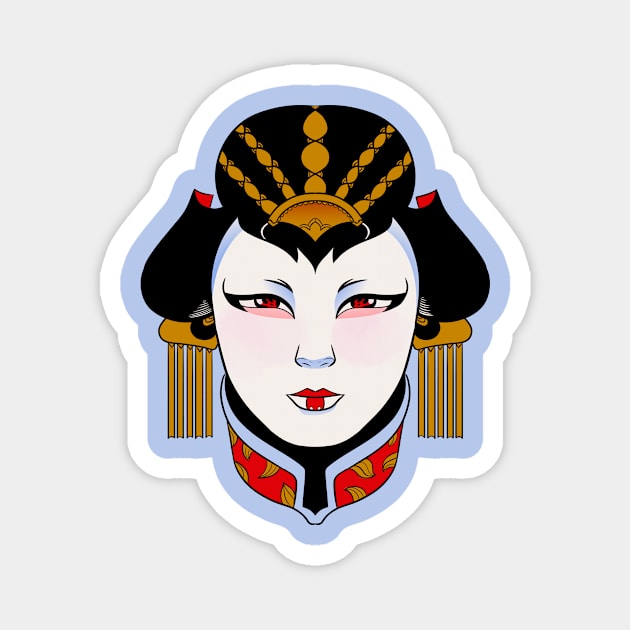 POSSESSED GEISHA 1/2 Magnet by GOUP