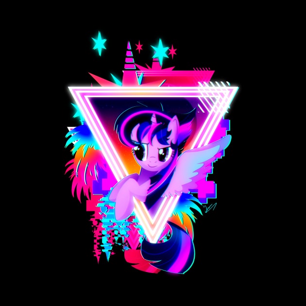 Neon Twilight Sparkle by Ilona's Store