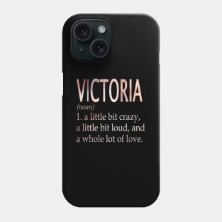 Victoria Girl Name Definition Phone Case