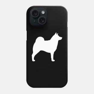Norwegian Elkhound Silhouette Phone Case