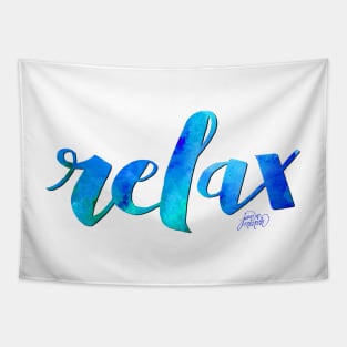 RELAX WATERCOLOR by Jan Marvin Tapestry