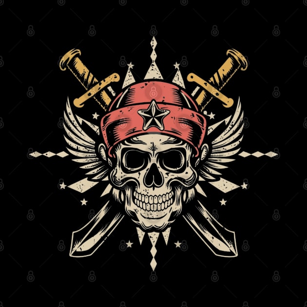 Rebellion Skull Art - Eternal Tattoo Vibes by Goku Creations